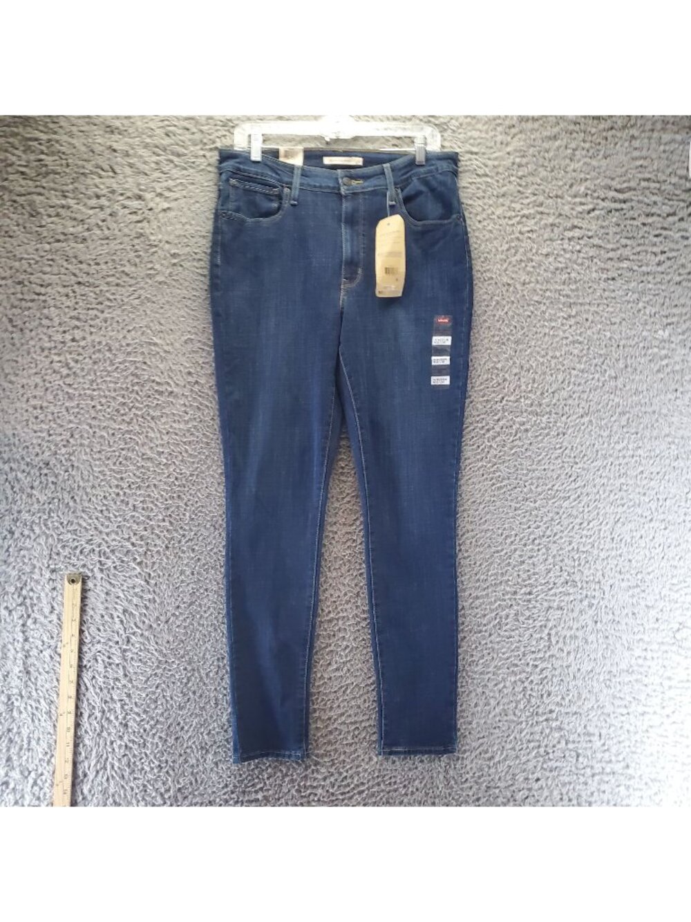 Levis Jeans Womens 32 Blue 721 High-Rise Skinny Hypersoft Cotton Stretch